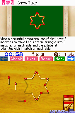 Matchstick Puzzle by DS screenshot 4 for Nintendo DS